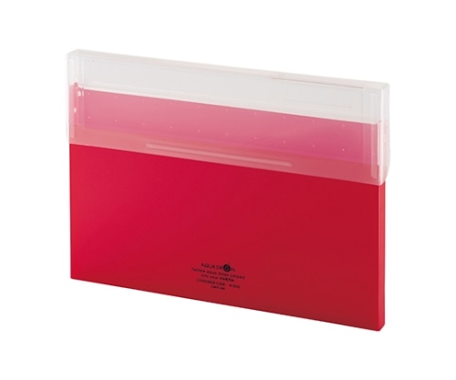 LIHITLAB AQUA DROPs コングレスケース 3赤 A-5035 A5035-3 1冊(ご注文単位1冊)【直送品】