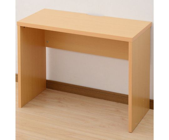 山善(YAMAZEN) シンプルデスク 895mm ナチュラル CSD-7090(NB) 1台(ご注文単位1台)【直送品】