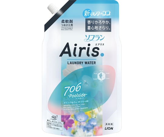 ライオン ソフラン エアリス プールサイド つめかえ用 850ml  1個(ご注文単位1個)【直送品】
