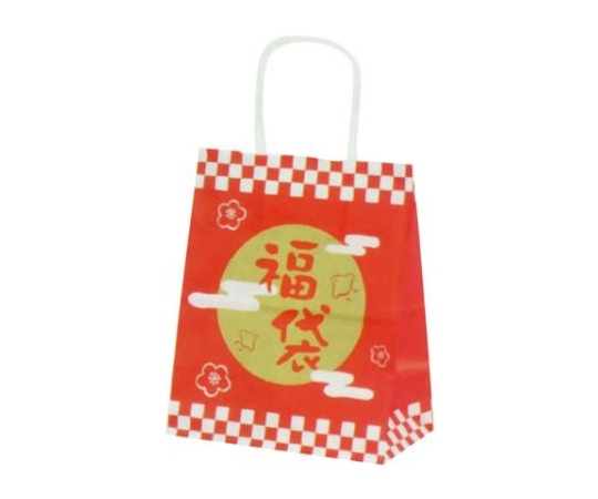 ベルベ 紙袋 自動紐手提袋 T-2 ふくまる 200枚 1205 1ケース（ご注文単位1ケース）【直送品】