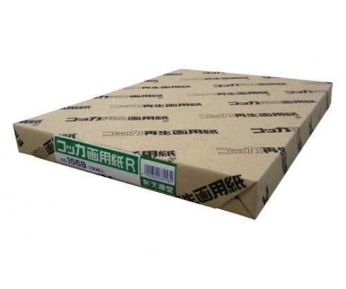 文運堂 コッカ再生画用紙 1包(100枚入) KG-1558 1包(ご注文単位1包)【直送品】