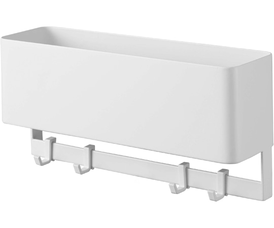 山崎実業 フック付きひっかけ下駄箱扉収納ラック スマート ホワイト 5536 1個（ご注文単位1個）【直送品】