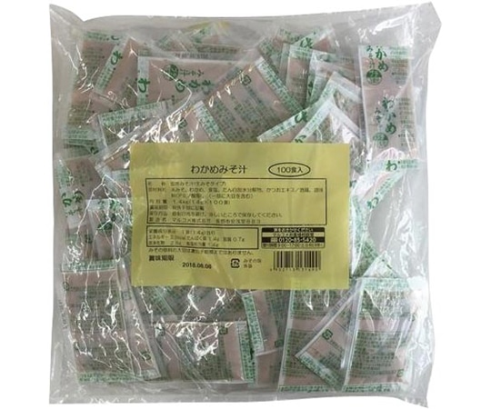マルコメ 業務用生みそ汁わかめ100食 131490 1袋※軽（ご注文単位1袋）【直送品】