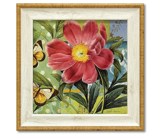 ユーパワー ミニゲル アートフレーム ウォルター ロバートソン｢ポルカドット ピオニー｣ WR-02005 1個（ご注文単位1個）【直送品】