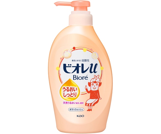 花王 ビオレu うるおいしっとり ポンプ 本体 480mL  1本（ご注文単位1本）【直送品】