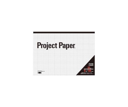 オキナ プロジェクトペーパー A3ヨコ型 5mm方眼 PPA35S 1冊(ご注文単位1冊)【直送品】