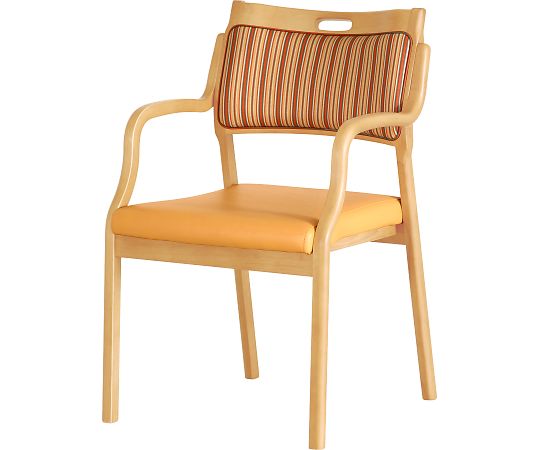 貞苅椅子製作所 スタッキングチェア 半ひじ軽量1脚入 LB OR Care-112-HAC 1脚（ご注文単位1脚）【直送品】