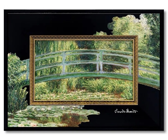 ユーパワー ビッグアート ~名画Sシリーズ~(モネ｢睡蓮の池と日本の橋｣) BA-04018 1個（ご注文単位1個）【直送品】