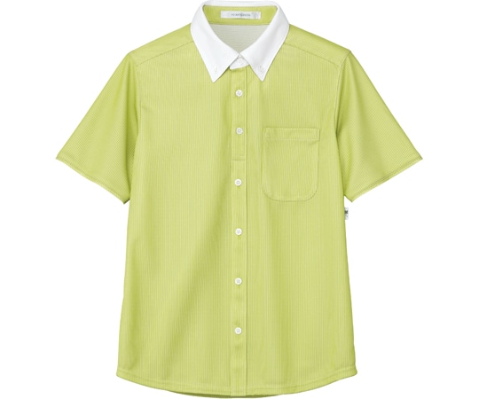 カーシーカシマ HEARTGREEN シャツブラウス TROMPE-L'OEIL KNITTI 草原 3L HM2839 1枚（ご注文単位1枚）【直送品】