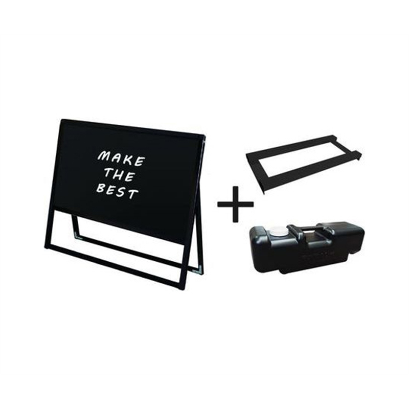 常磐精工 ブラックバリウススタンド看板 ブラックボード A1横片面 ウエイトアーム・水タンクセット BVASKBB-A1YK-3SET 1個（ご注文単位1個）【直送品】