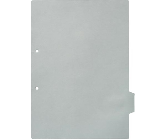 カウネット カラー仕切カード 見出し 補強 6山 第5山灰 10枚 4275-3278 1パック(ご注文単位1パック)【直送品】