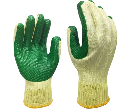 ACE(手袋) ゴム張り手袋 バリックス グリーン 3双組 AG858 1組（ご注文単位1組）【直送品】