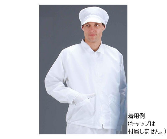 MCC(MaxClean) クリーンウエア 6001 ホワイト 3Lサイズ 6001/A_3L 1個 (ご注文単位1個)【直送品】