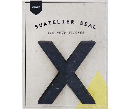 S&Cコーポレーション ウッドステッカー X WOOD-1724-X 1枚(ご注文単位1枚)【直送品】