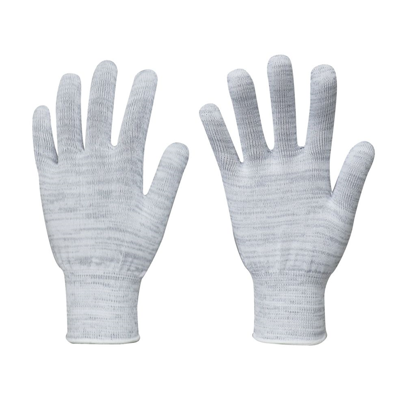 福徳産業 帯電防止+耐切創手袋 #420T-L 1双(ご注文単位1双)【直送品】