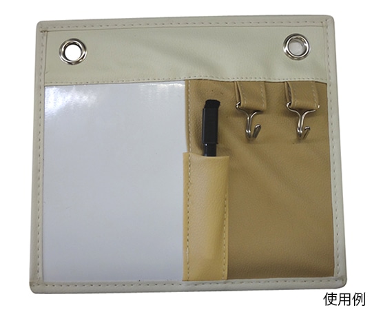 東洋ケース マグネット式 キーフック&ペンスタンド&ホワイトボード ベージュ ENT-MGW-BE 1枚(ご注文単位1枚)【直送品】