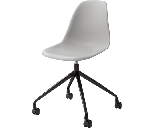 東谷 回転チェア グレー CL-508GY 1個(ご注文単位1個)【直送品】