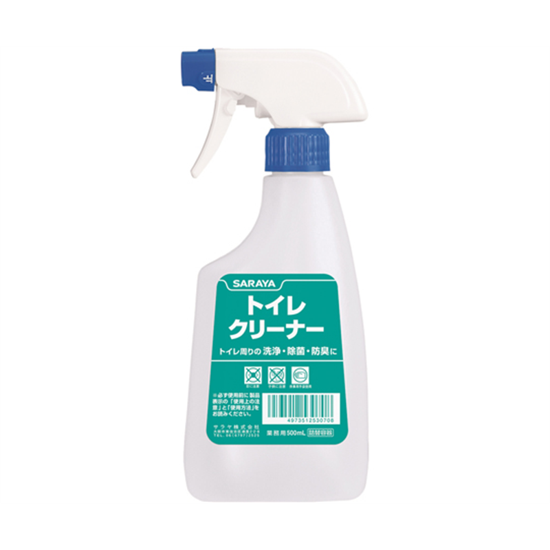 サラヤ スプレーボトル トイレクリーナー用 500mL 12個入 53070 1ケース(ご注文単位1ケース)【直送品】