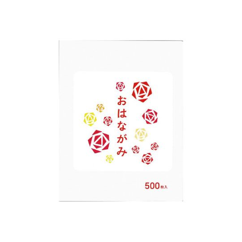 エヒメ紙工 お花紙 白 500枚 EOH-WH500 1袋（ご注文単位1袋）【直送品】