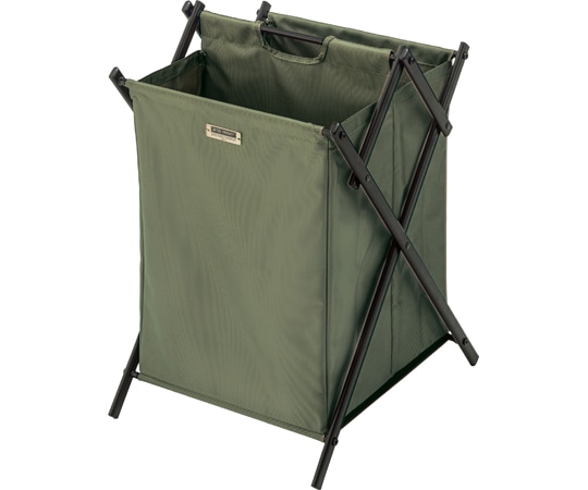 東谷 フォールディングバスケットL グリーン MIP-77GR 1個（ご注文単位1個）【直送品】