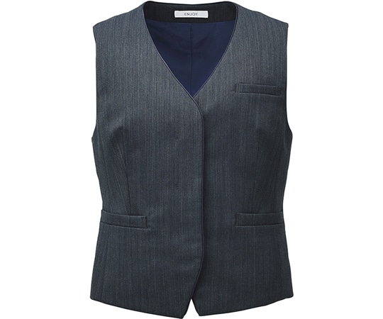 カーシーカシマ ENJOY ベスト AURA HERRINGBONE チャコール 9号 EAV752 1枚（ご注文単位1枚）【直送品】