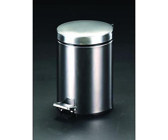 エスコ 20.0L ダストボックス(ペダル開閉型/ステンレス製) EA995AA-10F 1個(ご注文単位1個)【直送品】