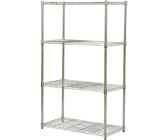 エイ・アイ・エス 25φスチールラック4段セット YSR-9015 1個（ご注文単位1個）【直送品】