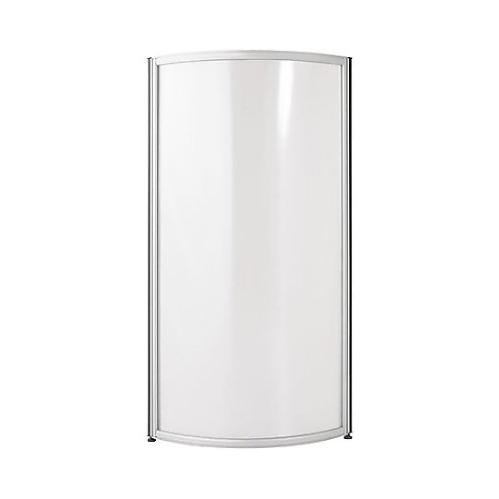 カグクロ ポリカ ローパーテーション H1800×1/4R600mm半円形 PP0618 1台(ご注文単位1台)【直送品】