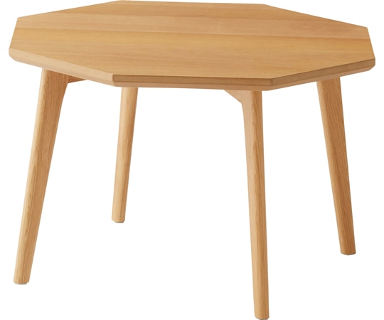 東谷 オクタゴンテーブル ナチュラル MTK-325NA 1個（ご注文単位1個）【直送品】