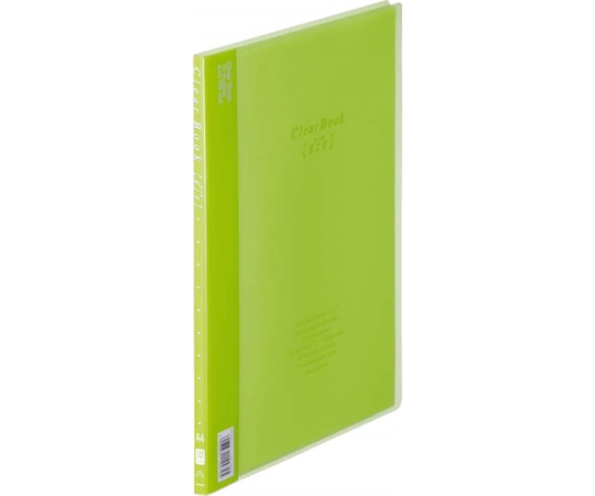 ライオン事務器 クリアーブック 【ε:r】 グリーン CR-10A 1冊(ご注文単位1冊)【直送品】