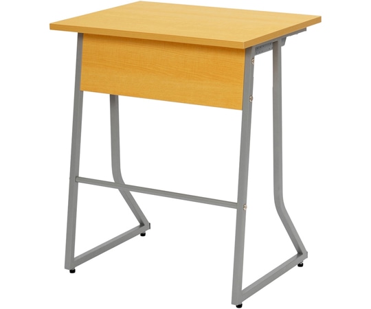 アール・エフ・ヤマカワ スモール研修用デスクⅢ W600×D450mm ループ脚 ナチュラル RFJD3-6045N 1台(ご注文単位1台)【直送品】