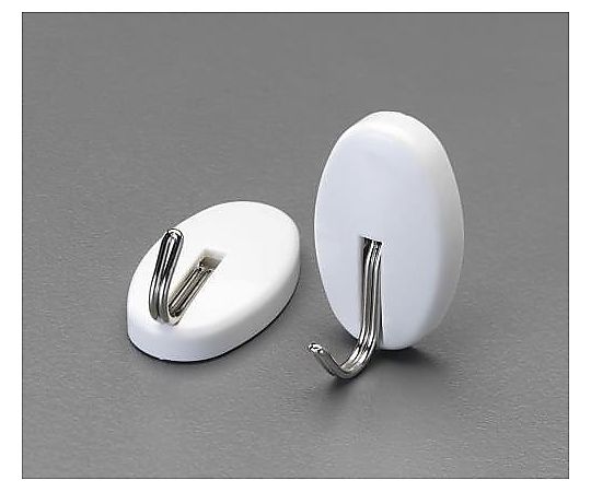 エスコ 30x50mm フック(マグネット付/2個) EA762FG-142 1pk(ご注文単位1pk)【直送品】