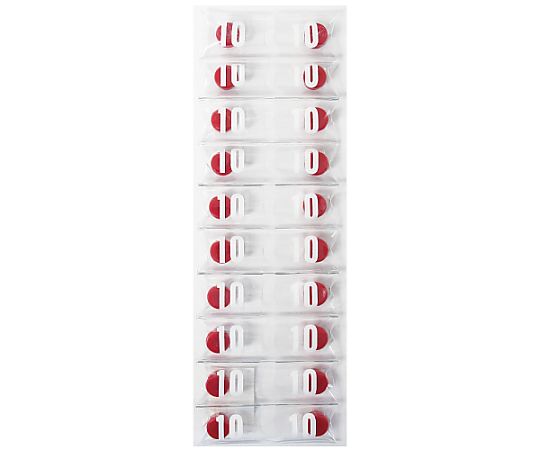 ミツヤ カラーマグネット丸型#10 赤 1個×20箱入 MR-10-RD 1ケース（ご注文単位1ケース）【直送品】