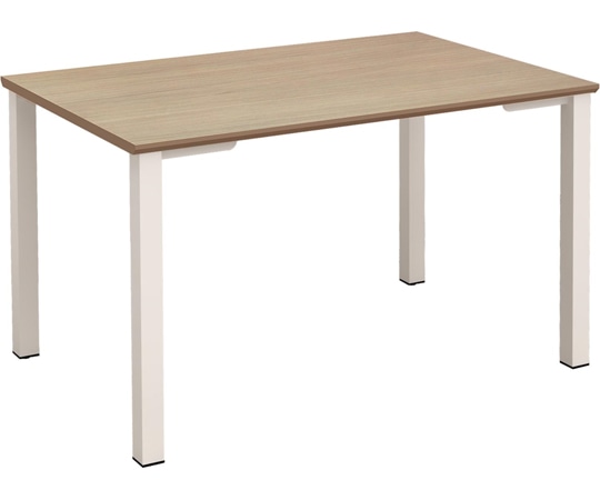 Y2K TASテーブル アジャスター仕様 1280 ライトブラウン/ホワイト  1台(ご注文単位1台)【直送品】