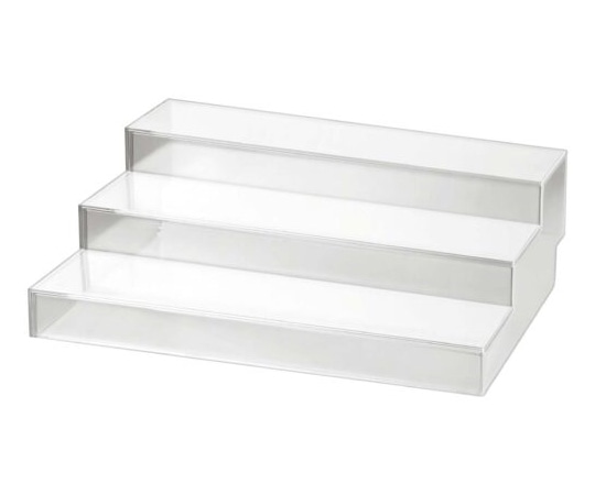 タイガークラウン スライド式ひな段 3段クリア #8813 1個（ご注文単位1個）【直送品】