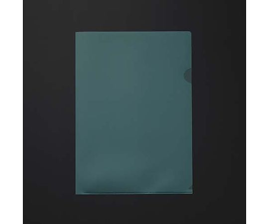 カウネット 再生クリヤーホルダーカラー A4 緑 10枚 5025-2398 1パック(ご注文単位1パック)【直送品】