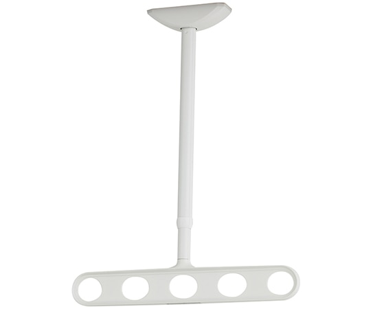 川口技研 ホスクリーン 軒天用 屋外物干し金物 ピュアホワイト 2本入 ZA-0745-PW 1セット（ご注文単位1セット）【直送品】