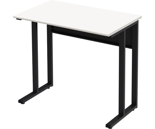 Y2K コンパクトデスク800 天板:ホワイト/脚:ブラック  1台(ご注文単位1台)【直送品】