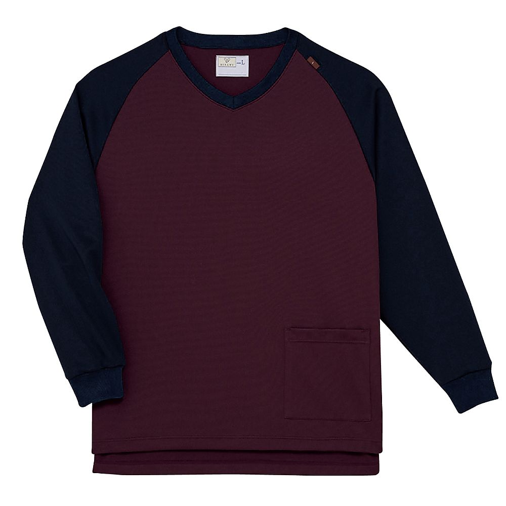 KIRAKU(トンボ) トレーナー ワイン S(身丈71cm) CV207-18 S 1枚（ご注文単位1枚）【直送品】