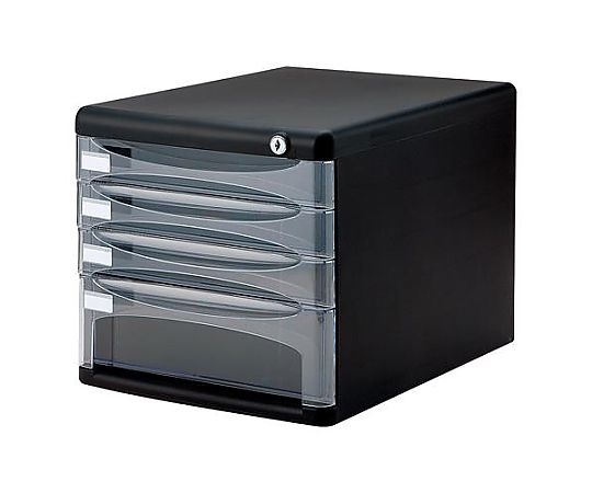 ナカバヤシ 271x362x260mm/浅3・深1段 レターケース(鍵付) EA954JD-71 1個(ご注文単位1個)【直送品】