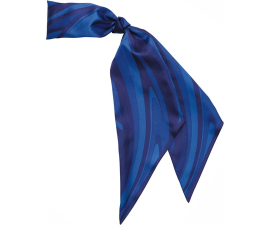 カーシーカシマ ENJOY スカーフ リボン 604-6 ブルー EAZ604 1枚（ご注文単位1枚）【直送品】