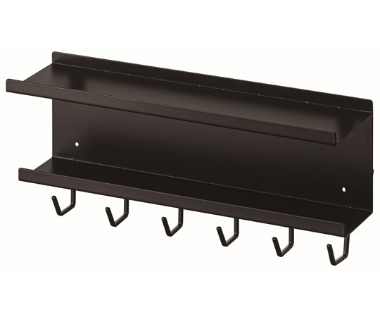 山崎実業 マグネット ケーブル&ルーター収納ラック スマート ブラック 5464 1個（ご注文単位1個）【直送品】