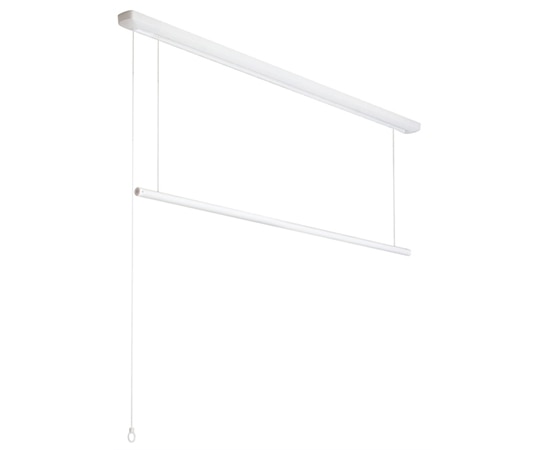 川口技研 ホスクリーン 天井付け室内物干し金物 昇降式 ホワイト UTM-L-W 1台（ご注文単位1台）【直送品】