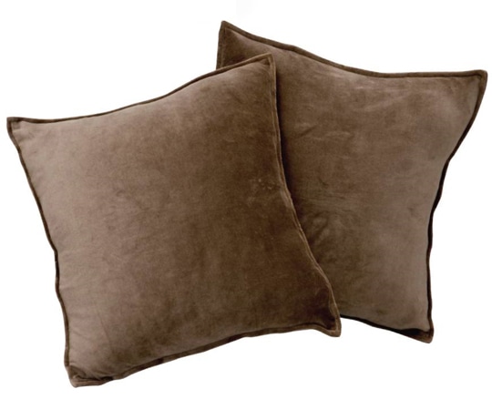 CML CKL ベロア クッションカバー ブラウン V012211 1枚(ご注文単位1枚)【直送品】