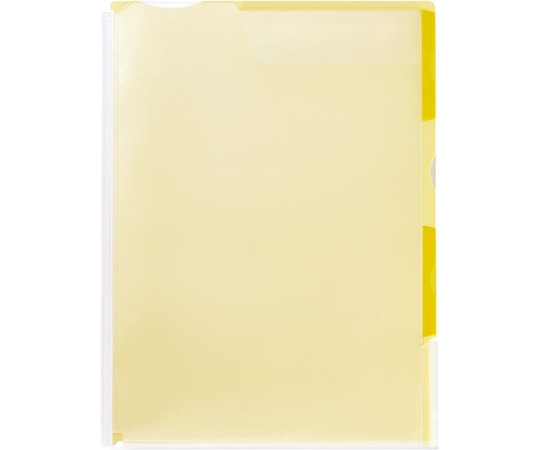 キングジム スーパーハードホルダー 3山インデックス(マチ付) キイロ CN765-Y 1冊(ご注文単位1冊)【直送品】