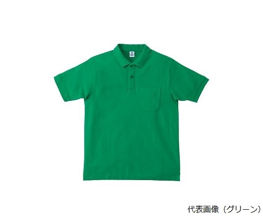 LIFEMAX ポケット付 CVC鹿の子ドライポロシャツ ミントグリーン 4L MS3114-27 4L 1枚（ご注文単位1枚）【直送品】