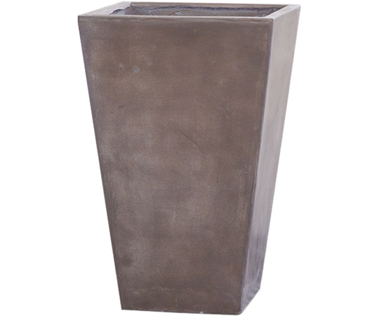 クレイ プランター TERRA-MENT Tall Square 81(テラメント トールスクエア)D 910-129-811 1個(ご注文単位1個)【直送品】