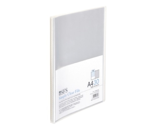 たんぽぽ A4クリアーファイル クリアー 30ポケット 109991060 1枚(ご注文単位1枚)【直送品】