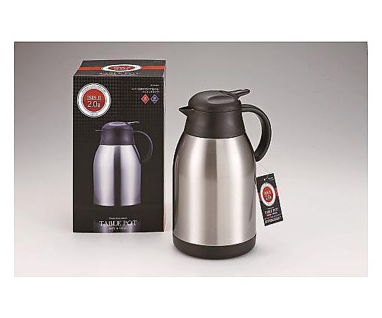 アズワン 2.0L ポット(ステンレス製) EA763AP-302 1個（ご注文単位1個）【直送品】