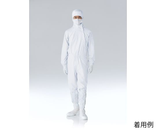 東洋リントフリー 着用快適 フード一体型ツナギ服 白 FX122C-01 5L 1枚 (ご注文単位1枚)【直送品】